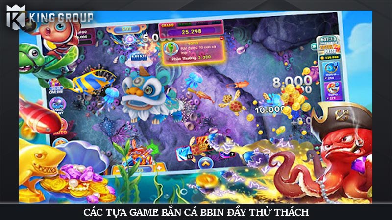 Các tựa game bắn cá BBin đầy thử thách