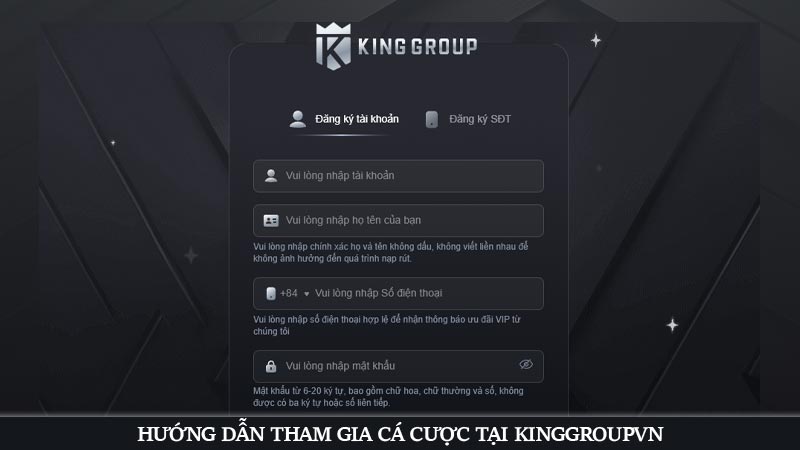KingGroupvn là gì? Trải nghiệm dịch vụ cá cược nhà cái KGVNN 48 Hướng dẫn tham gia cá cược tại KingGroupvn