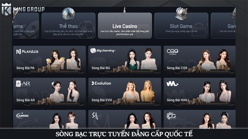 KingGroupvn là gì? Trải nghiệm dịch vụ cá cược nhà cái KGVNN 44 Sòng bạc trực tuyến đẳng cấp quốc tế