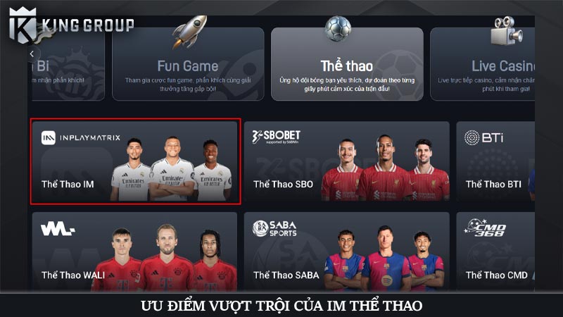 Ưu điểm vượt trội của IM thể thao